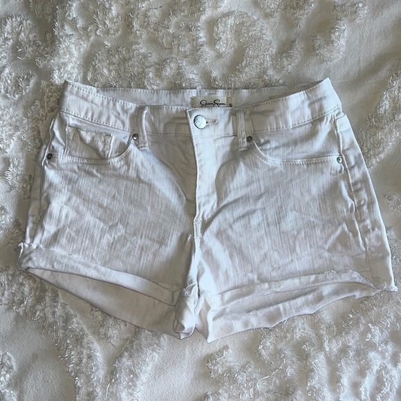 Jessica Simpson white denim shorts - Picture 3 of 4